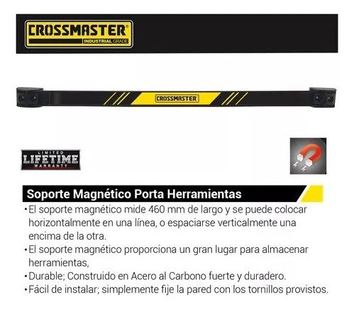 Crossmaster Soporte Imán Porta Herramientas Acero 46 Cm 1