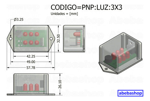 Pack 40x Señal Visual Luz 9v A 24v Ac Dc Color Roja Alterna 3