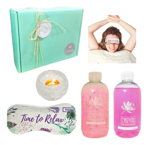 Zen Rose Spa Gift Box Set for Relaxation and Self-Care - Set Caja Regalo Gift Box Spa Rosas Kit Zen Aroma N42 Relax