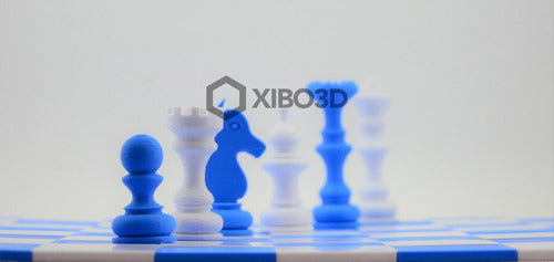 XIBO3D 3D Printed Interlocking Chess Board Set 3