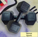 Neimai Sports Hexagonal PVC Dumbbell Set 5 Kg Each 4