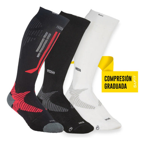 SOX® Graduated Compression Socks 15-20 Running Fitness Soccer Rugby Hockey Alleviate Lower Limb Heaviness 14