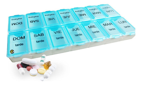 Art Home Weekly Pill Organizer with 2 Daily Dosages 0