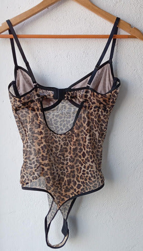 Trenda Body Animal Print Tul Transparente Aro 5048 1