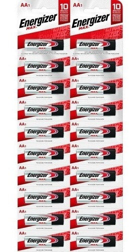 Energizer Max AA & AAA Batteries - 40 AA + 40 AAA Pack 1