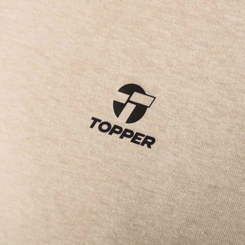 Topper Basic Beige T-Shirt for Men 6