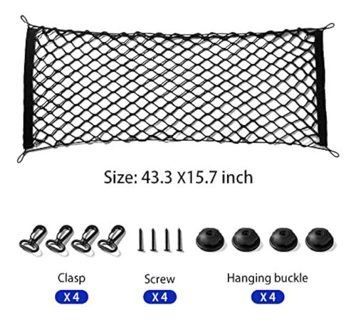 Neynavy Adjustable Cargo Net Package - 1 Durable Auto Net 1