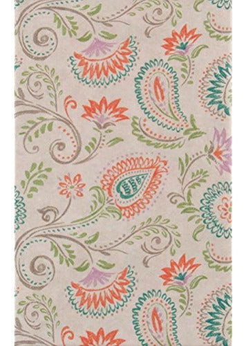 Mainstream Primavera Floral Paisley Vinilo Franela Trasera M 0