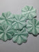 Parche Aplique Bordado Flor 4cm.plancha Packx6 Verde Agua 4