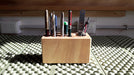 Avakian Design Solid Grapia Wood Pencil Holder 1