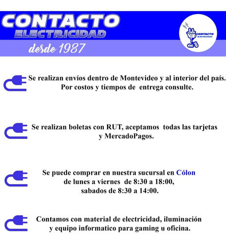 Contacto Electricidad CF 2MM Cable 25 Mts 1