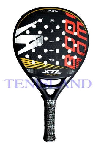 Steel Custom Air Boom Padel Racket - N D G 1