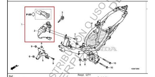 Honda New Wave 2014 Complete Lock Kit Vq 2