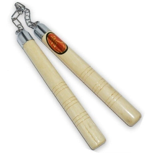 Generic Nunchaku Nunchakus Madera Y Acero Artes Marciales Karate 0