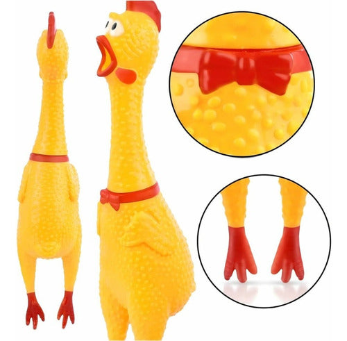 Open Pet Chifle Gallina Gallo Pollo Mediano Para Perro Mascotas 0