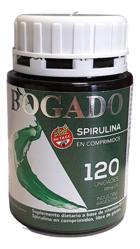 Hydro Farming Spirulina Bogado 120 Tablets, 500mg 0