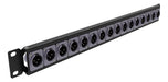 Qiaoyoubang Rack Panel with Hinges 1U 16D with 16 Holes 1