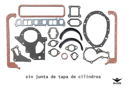 Master Junt Jeep Ika 4cil Continental - Motor Gasket Set Without Cylinder Head Gasket 1