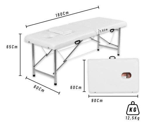 Beauty Prof Portable Folding Massage Table Riverside 5