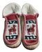 Men's Closed Toe Alpaca Wool Knitted Slippers Sheepskin Lined 40-44 6