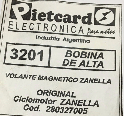 Pietcard High External Coil 3201 Electronic Zanella - Fas 1