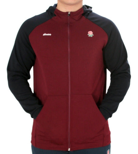 Imago Campera Deportiva Invierno Bolsillos Y Capucha / XS Al 4XL 1