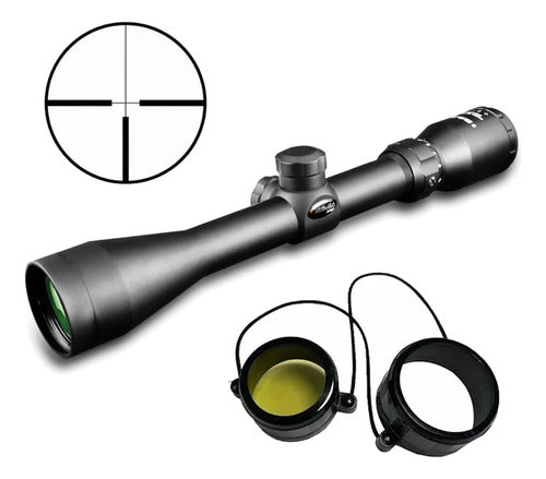 Shilba Classic 3-9x40 Telescopic Scope with R4 Reticle 0