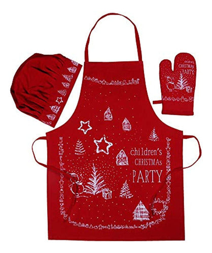 AMOUR INFINI Christmas Party Kitchen Set of 5 3