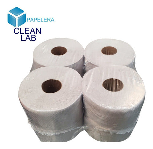 CLEAN LAB Jumbo Toilet Paper Cone Small 300x8 White 1