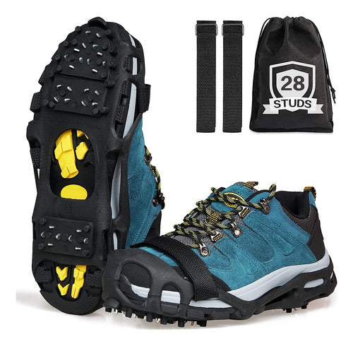 Orootl Crampones De Traccion Para Zapatos Y Botas - XL 0