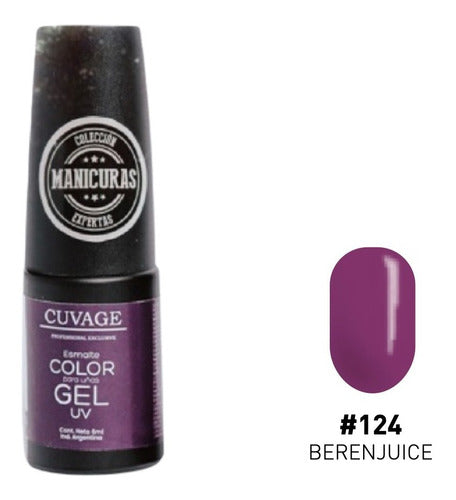 Cuvage Semi-Permanent Nail Polish Color Top Coat Base Gel UV/LED 6ml 32