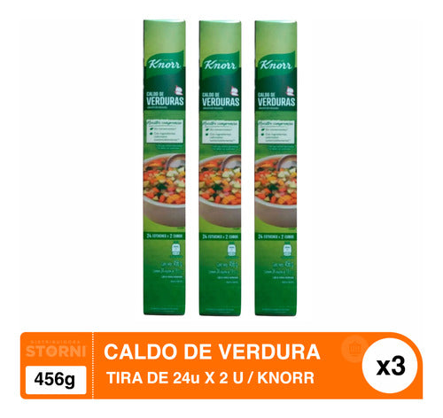 Caldo De Verdura Knorr 3 Tiras De 24x2u Mayorista 0