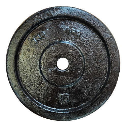 10kg Cast Iron Weight Plate - 100% Solid 5