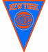 Amscan New York Knicks Nba Pennant Banner - 12 Pies, 1 Pc 0