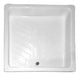 FIBGE Receptacle Shower Plate To Embed Square 90x90 Fiberglass Bathroom Cm 0