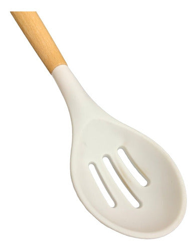 Tienda Point Premium Silicone and Wood Spoon 2