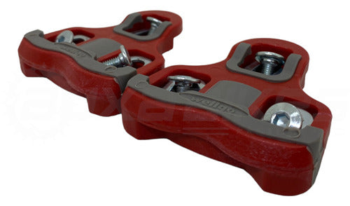 Taquinho P/ Pedal Wellgo Speed Tipo Look Rc-6/rc-7 Vermelho 5