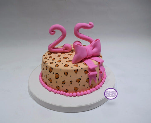 Torta Animal Print - Ideal Para Eventos - Cumpleaños ! 0