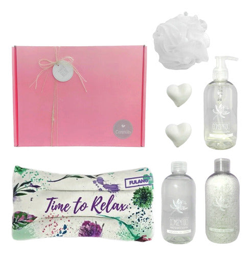 Spa Aroma Jasmine Zen Relaxation Gift Box Set #11 for Women by CONSENTIDO - Kit Caja Regalo Mujer Box Spa Aroma Jazmín Zen Set N11 Relax