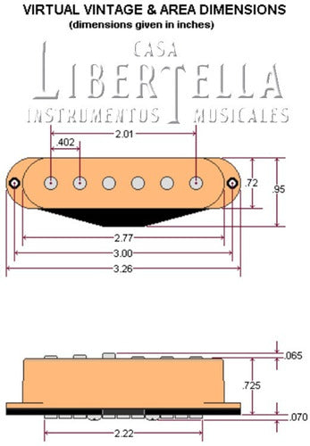 DiMarzio DP402 Virtual Vintage Blues N Libertella 1