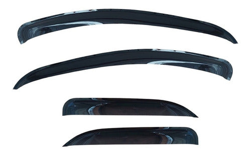 Highway Star Window Deflector Renault Logan '07 / '12 Front / Rear Adhesive 1