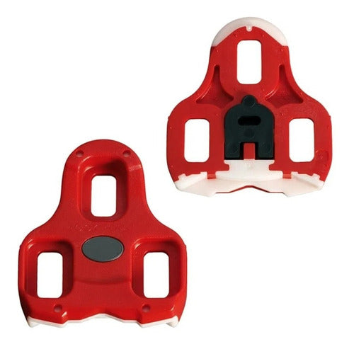 Taco Pedal Look Kéo Cleat Vermelho Com Flutuação De 9° Speed 0