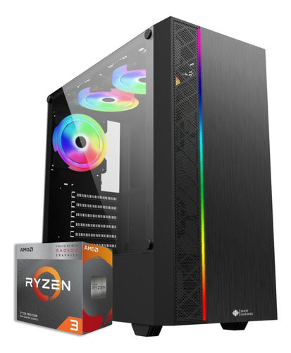 Pc Gamer Amd Ryzen 3 3200g 8gb 240ssd Radeon Vega8 Wifi Rgb 0