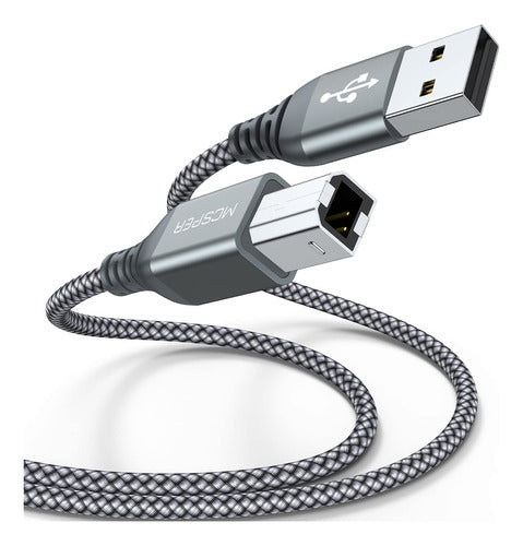 Cable De Impresora Usb, Cable Usb A A B De 5 Pies, Cable Usb 0