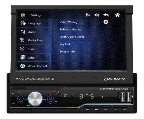 Mercury MM-100i 7-Inch In-Dash Stereo with Bluetooth and GPS 0