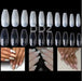 DD2 Ballerina Coffin Tips X100 Ultra Thin Flexible Nail Manicure 2