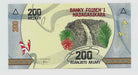 Fk Billete Madagascar 200 Ariary 2017 P-98 Sin Circular. 0