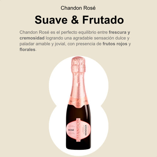 Chandon Rosé Espumante (6 Bottles X 187ml) 3