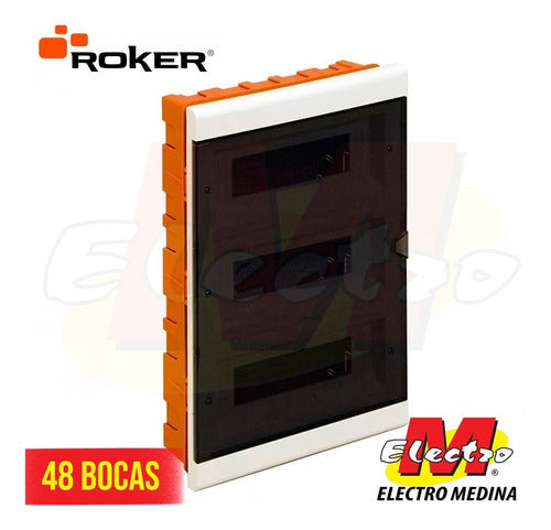 Roker Tablero Embutir Pvc 48 Boca Zm 748 Fume 0