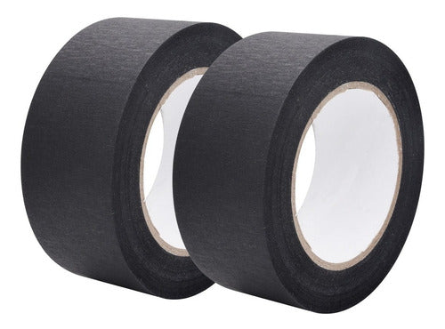 CINT BROC S.A. Black Paper Tape 48mmx50mts Pack of 18 Rolls 6